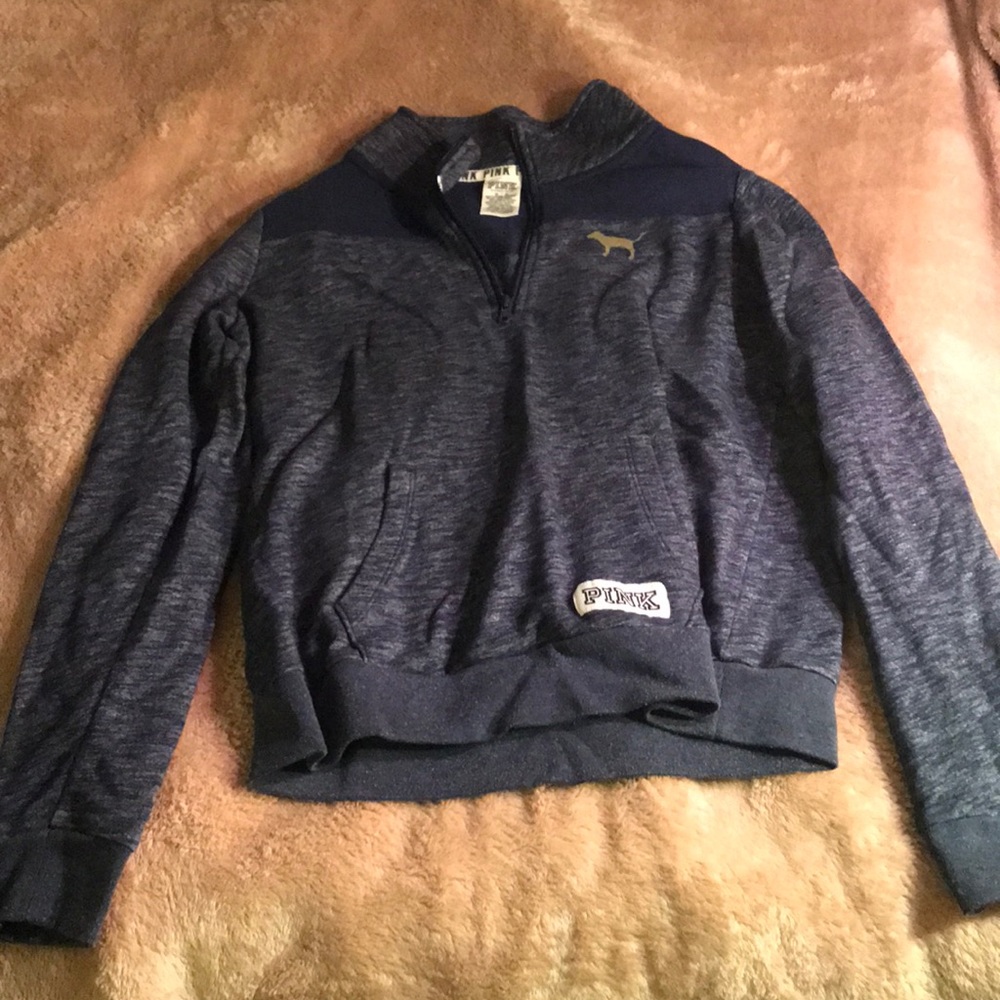 Blue “Pink” fleece lined jacket